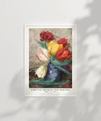 Çerçevesiz Poster Sientje Mesdag Van Houten Vazoda Laleler thumbnail 6