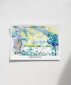 Çerçevesiz Poster Henri-Edmond Cross Saint Clair'deki Ressamın Bahçesi thumbnail 1