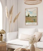 Çerçevesiz Poster Claude Monet Gelincik Tarlası thumbnail 4