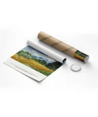 Çerçevesiz Poster Vincent Van Gogh Buğday Tarlası ve Selviler (2) thumbnail 8