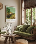 Çerçevesiz Poster Van Gogh Manzara thumbnail 3