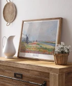Çerçevesiz Poster Claude Monet Hadue Yakınlarında Lale bahçeleri thumbnail 5