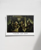 Çerçevesiz Poster Vincent Van Gogh Patates Yiyenler thumbnail 1