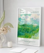 Çerçevesiz Poster Vincent Van Gogh Yeşil Buğday Tarlası thumbnail 5