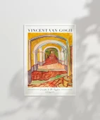 Çerçevesiz Poster Vincent Van Gogh Tımarhanedeki Koridor thumbnail 5