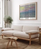 Çerçevesiz Poster Claude Monet Pouville'de Gün Batımı thumbnail 4