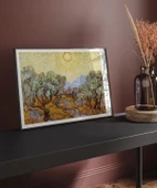 Çerçevesiz Poster Vincent Van Gogh Zeytin Ağaçları - 3