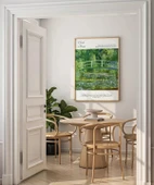 Çerçevesiz Poster Claude Monet Zambaklar ve Japon Köprüsü thumbnail 4