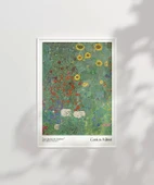 Çerçevesiz Poster Gustav Klimt Ayçiçekli Çiftlik Bahçesi 2 thumbnail 6