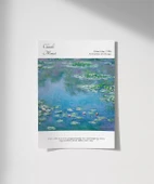 Çerçevesiz Poster Claude Monet Zambaklar (3) thumbnail 1