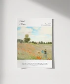 Çerçevesiz Poster Claude Monet Gelincik Tarlası thumbnail 1