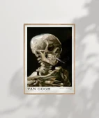 Çerçevesiz Poster Vincent Van Gogh Kafatası thumbnail 7