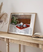 Çerçevesiz Poster Claude Monet Çay Servisi (1) thumbnail 4