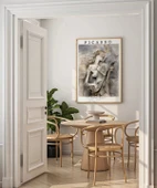 Çerçevesiz Poster Pablo Picasso Mandolinli Kız thumbnail 3