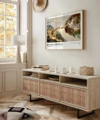 Çerçevesiz Poster Michelangelo Adem'in Yaratılışı thumbnail 5