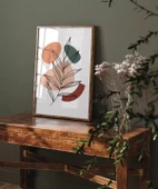 Çerçevesiz Poster Çizgisel Bitki No 1 thumbnail 5