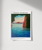 Çerçevesiz Poster Hasui Kawase Kojaku Mağarası Oga Yarımadası thumbnail 1