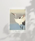 Çerçevesiz Poster Ohara Koson İki Turna thumbnail 7