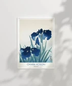 Çerçevesiz Poster Ohara Koson Süsen Çiçekleri 2 - 7