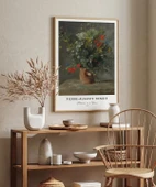 Çerçevesiz Poster Pierre Auguste Renoir Vazoda Çiçekler thumbnail 3