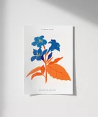 Çerçevesiz Poster Turuncu ve Mavinin Ahenki thumbnail 1