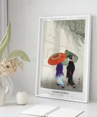 Çerçevesiz Poster Ohara Koson Yağmurda İki Kadın thumbnail 5