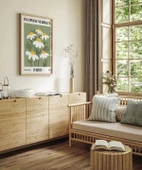 Çerçevesiz Poster Paris'in Neşeli Papatyaları thumbnail 6