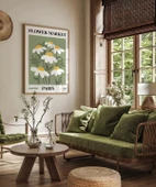 Çerçevesiz Poster Paris'in Neşeli Papatyaları thumbnail 4