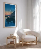 Çerçevesiz Poster Hasui Kawase Beppu'da Şafak 2 thumbnail 3