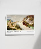 Çerçevesiz Poster Michelangelo Adem'in Yaratılışı thumbnail 1