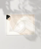 Çerçevesiz Poster Huzurlu Oturuş Sanat Baskısı thumbnail 2