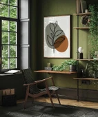 Çerçevesiz Poster Çizgisel Bitki No 3 thumbnail 6