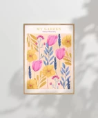 Çerçevesiz Poster Hep Çiçeklenen Bahçe thumbnail 8