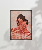 Çerçevesiz Poster Zarif Düşünceler Dekoratif - 7