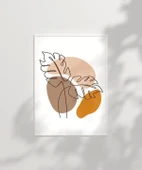 Çerçevesiz Poster Çizgisel Bitki No 2 thumbnail 3