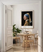 Çerçevesiz Poster Johannes Vermeer İnci Küpeli Kız - 3
