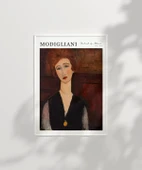 Çerçevesiz Poster Modigliani Bir Kadının Portresi thumbnail 7