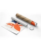 Çerçevesiz Poster Turuncu ve Mavinin Ahenki thumbnail 2