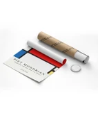Çerçevesiz Poster Piet Mondrian Kırmızı, Mavi ve Sarıdan Oluşan Kompozisyon thumbnail 8