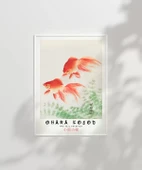 Çerçevesiz Poster Ohara Koson İki Japon Balığı thumbnail 7