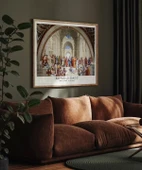 Çerçevesiz Poster Raffaello Sanzio Atina Okulu - 3