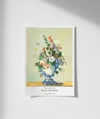 Çerçevesiz Poster Paul Cézanne Rokoko Vazoda Çiçekler 2 thumbnail 1