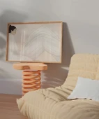 Çerçevesiz Poster Huzurlu Oturuş Sanat Baskısı thumbnail 5