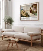 Çerçevesiz Poster Michelangelo Adem'in Yaratılışı thumbnail 3