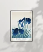 Çerçevesiz Poster Ohara Koson Süsen Çiçekleri 2 - 2