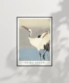 Çerçevesiz Poster Ohara Koson İki Turna thumbnail 2