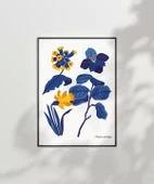 Çerçevesiz Poster Mavi Bahçe Sevgiyle Tasarlanmış thumbnail 7