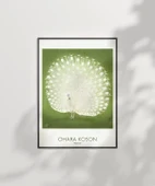 Çerçevesiz Poster Ohara Koson Peacock thumbnail 6