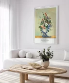 Çerçevesiz Poster Paul Cézanne Rokoko Vazoda Çiçekler 2 thumbnail 4