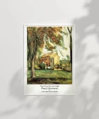 Çerçevesiz Poster Paul Cézanne Jas de Bouffan'da Kestane Ağaçları ve Çiftlik 2 thumbnail 7
